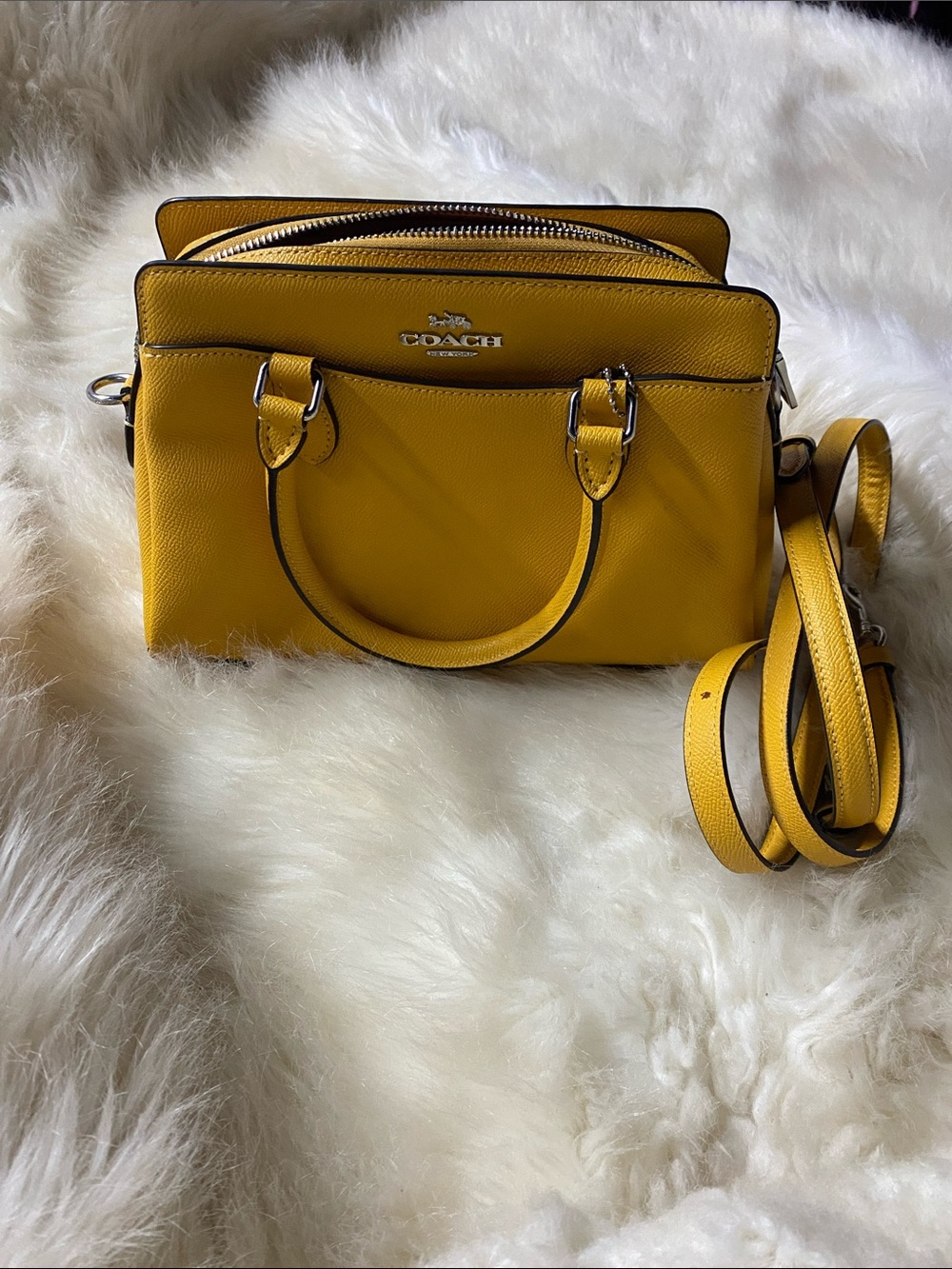 Coach mini Darcy carry all bag